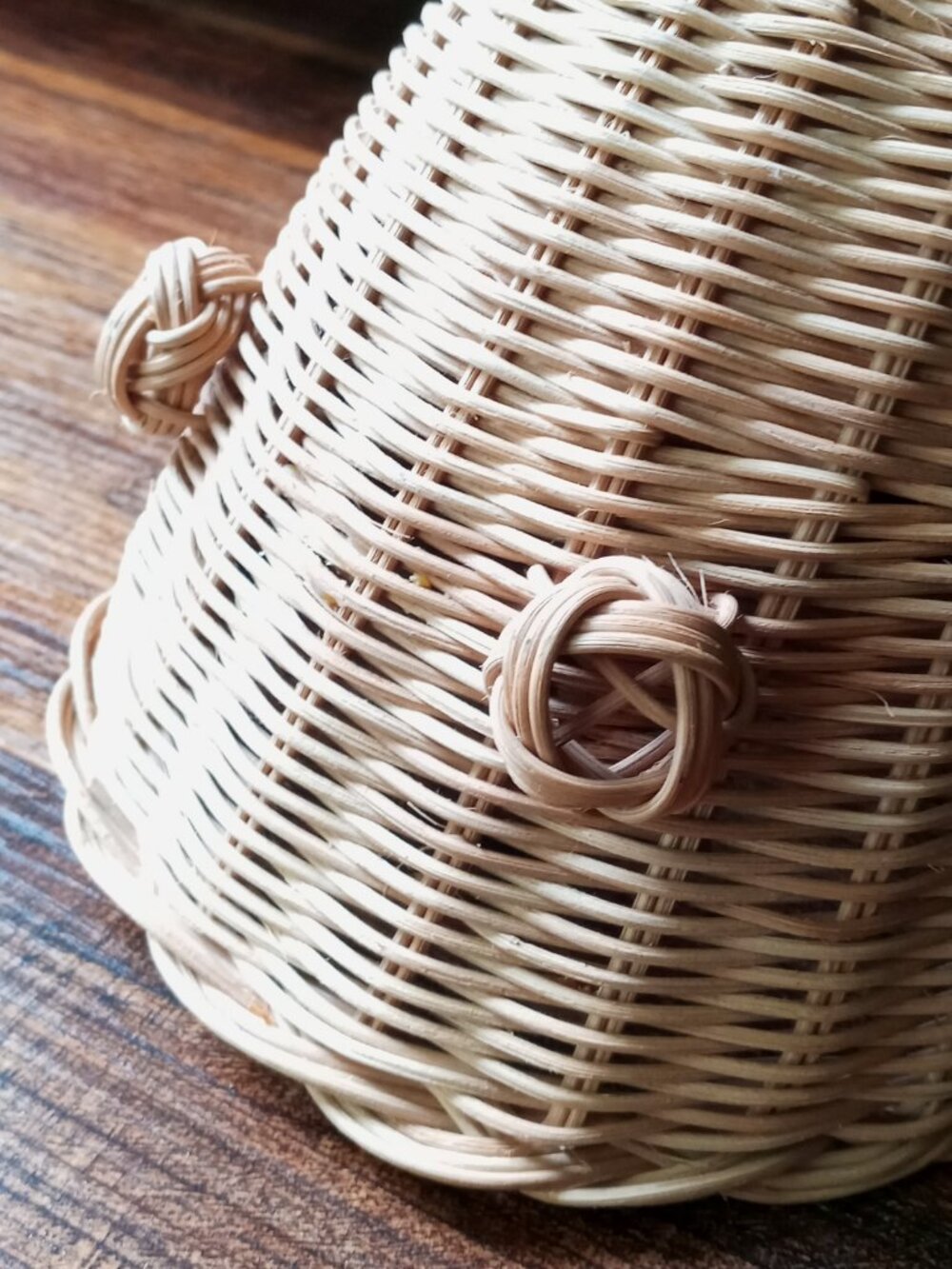 🎉Vintage Rustic Wicker Cornucopia Basket Fall Thanksgiving Decor Shabby Chic🍂 - Picture 10 of 16